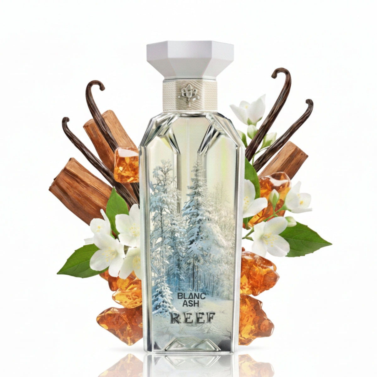 Reef Blanc Ash – saffraan vanille amber unisexparfum 150ml