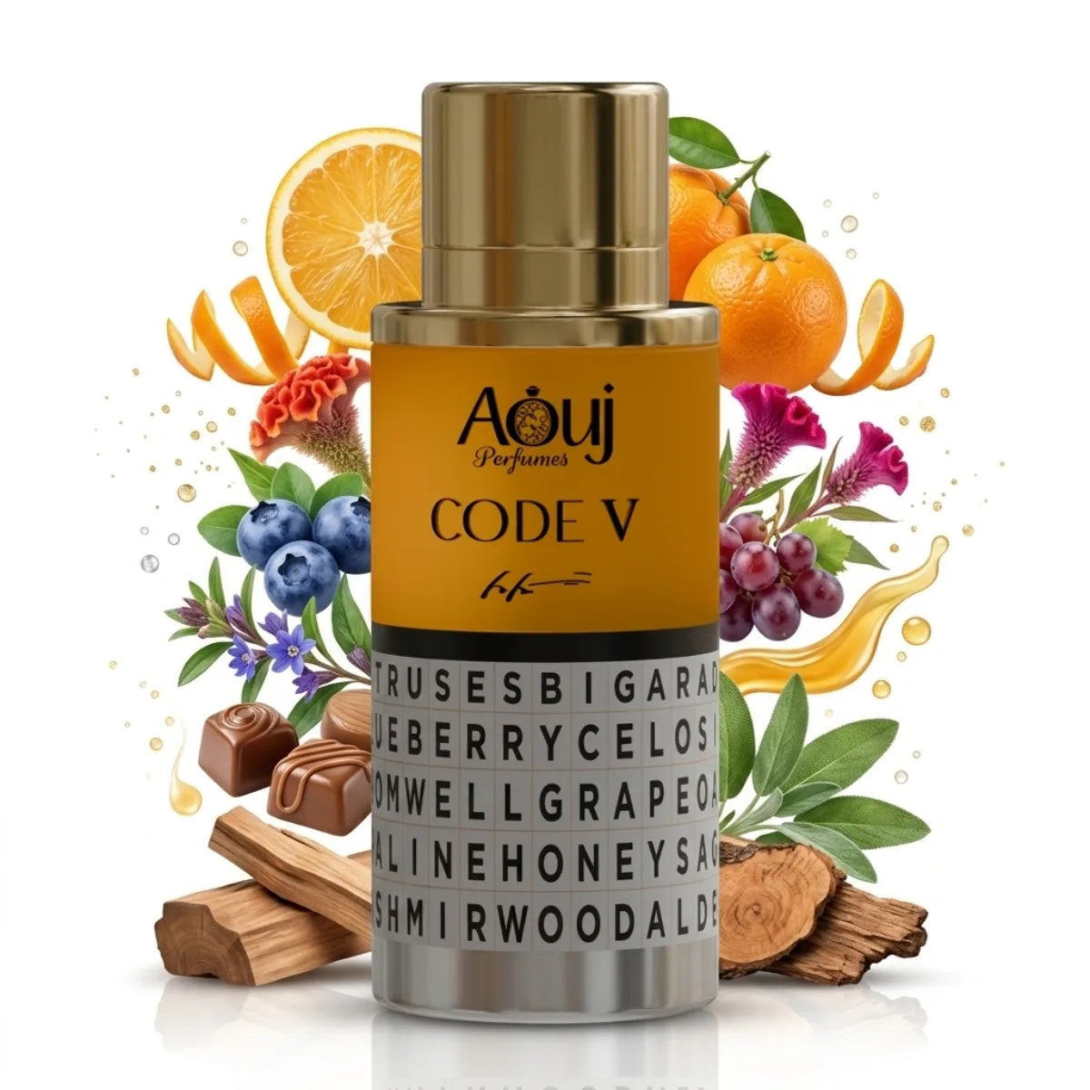 Aouj Code 5 – Citrus Blauwe Bes Unisexparfum